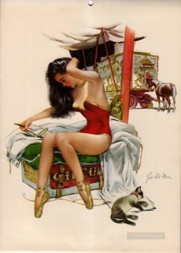  1948 oil painting - December 1948 pin up